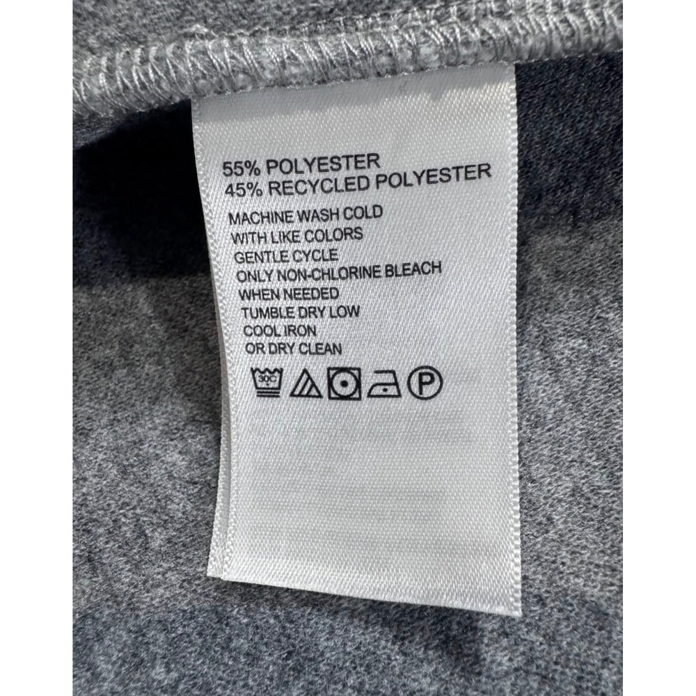 Tommy Bahama Mens XL Grey Fleece Button Front Shirt Jacket Shacket Heathered - Picture 5 of 10